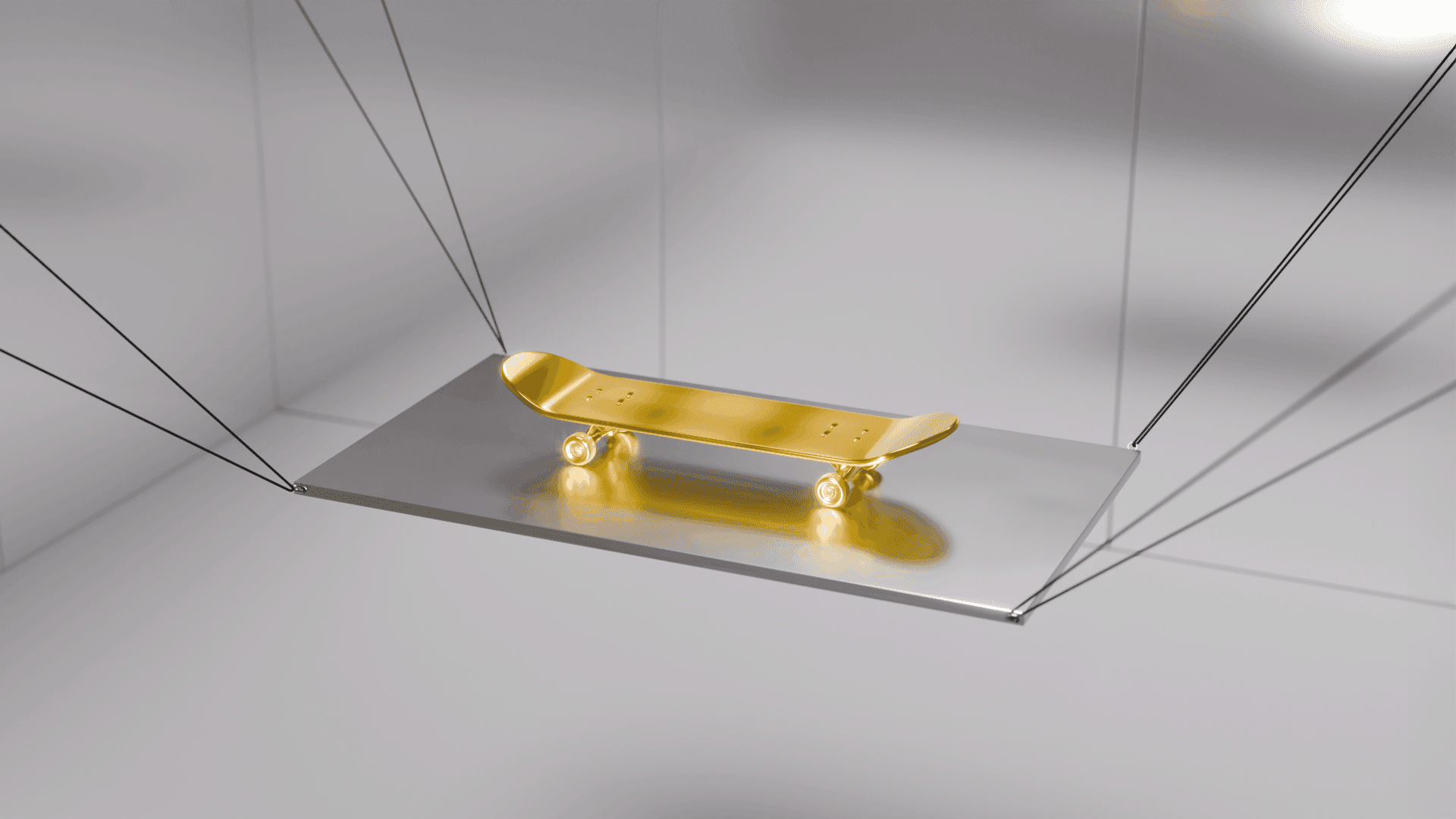 Azuki Golden Skateboard